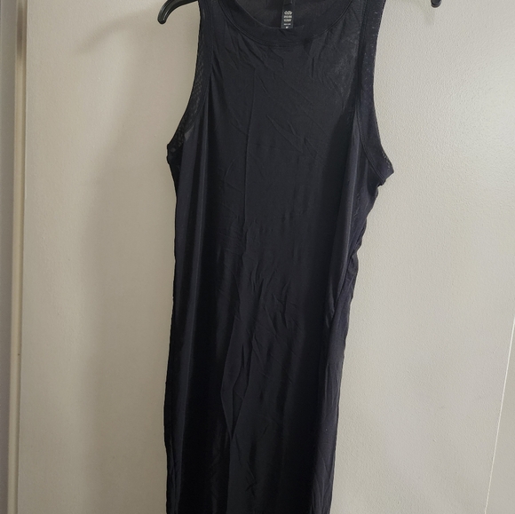 SKIMS Summer Mesh Sleeveless Minidress in Onyx - Picture 5 of 5